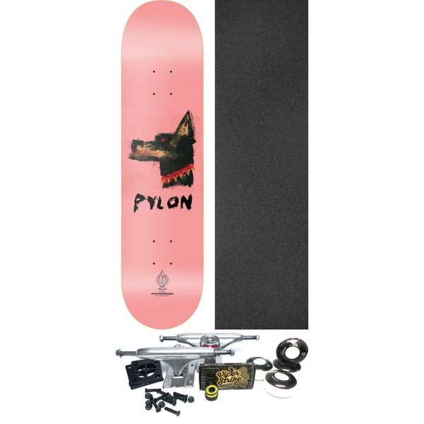 Pylon Skateboards Daisy Doggie Skateboard Deck - 8.38" x 32" - Complete Skateboard Bundle